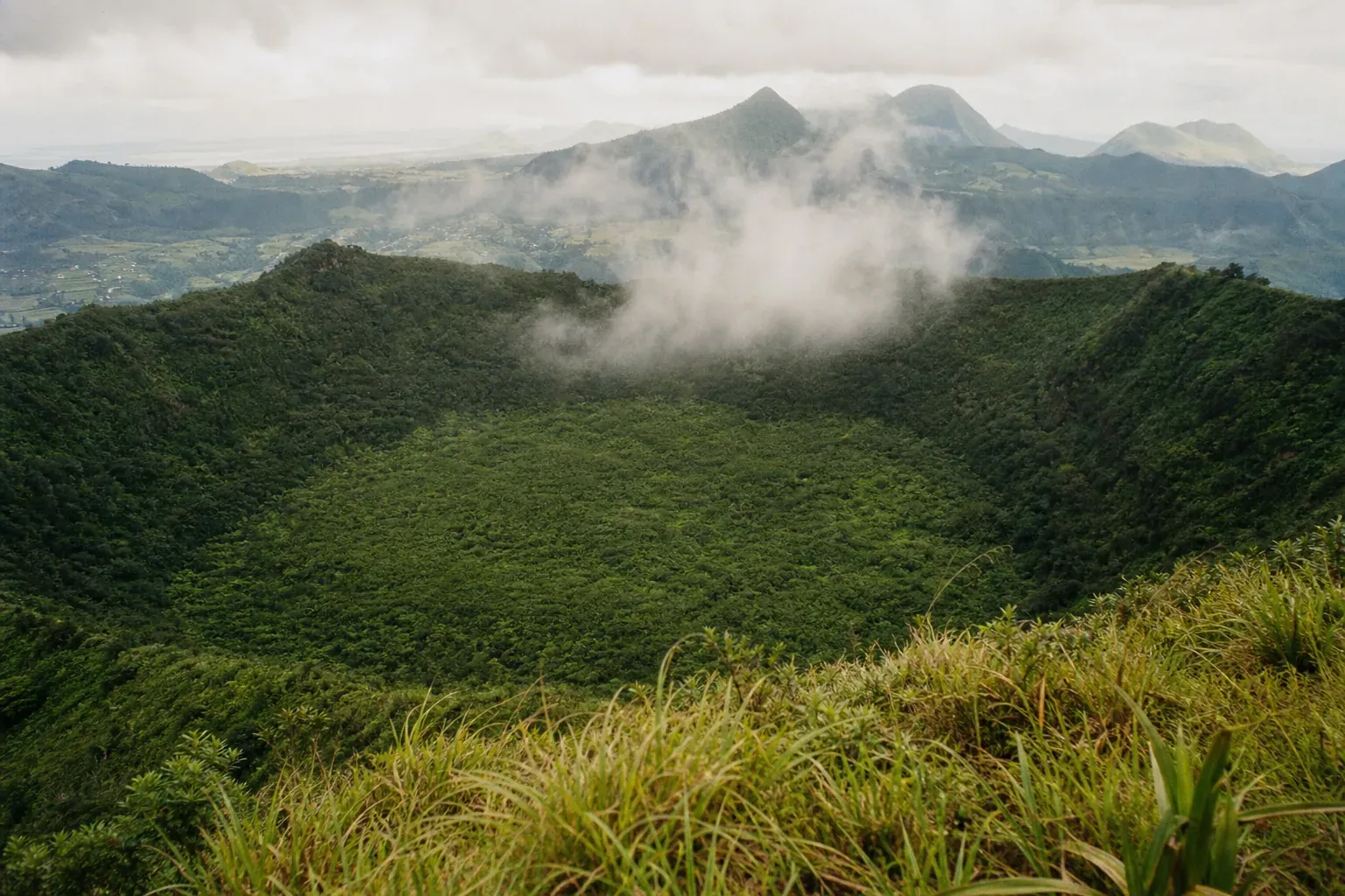 Curepipe et le Trou aux Cerfs : le volcan et la ville des hauteurs