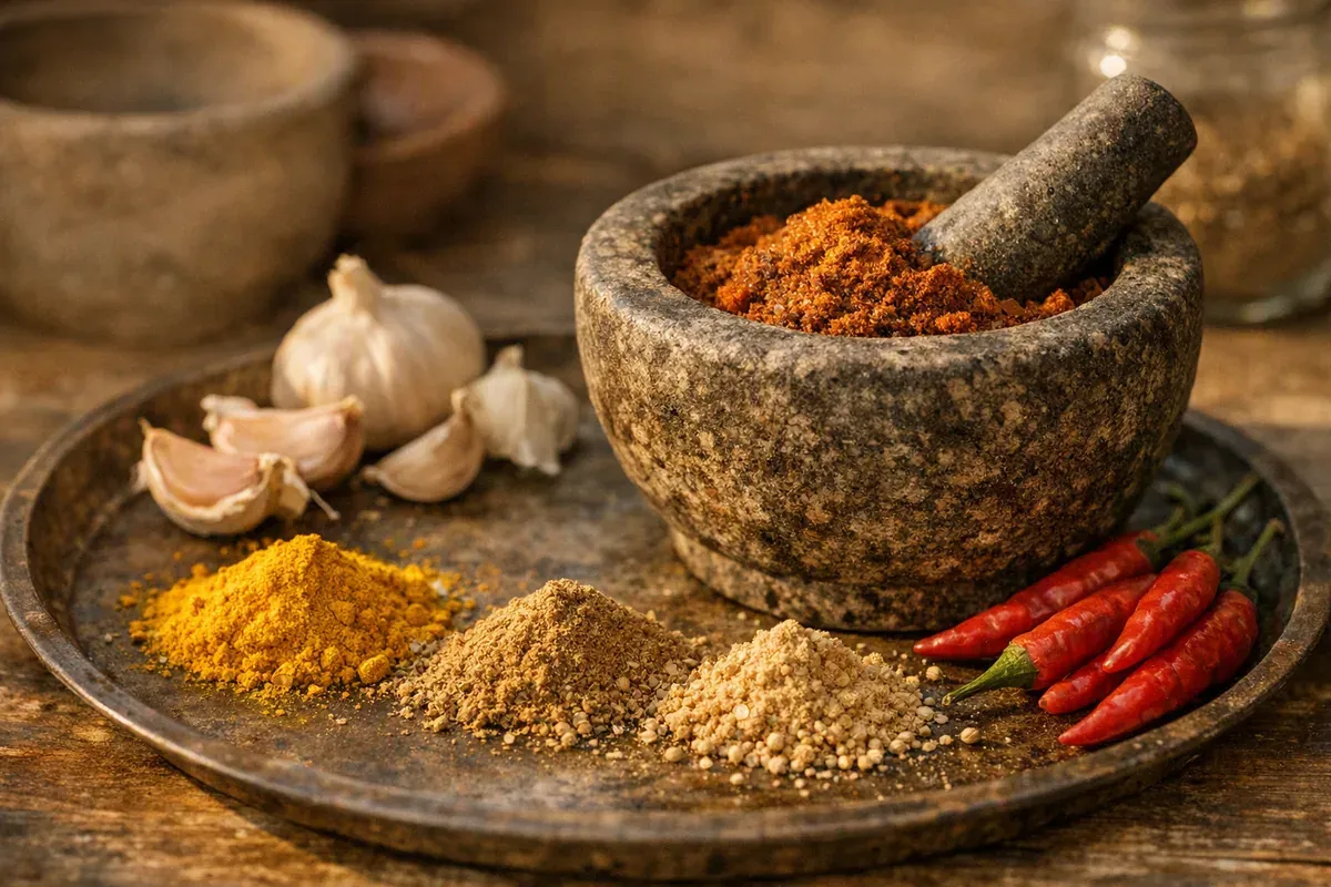 Les massalas et caris mauriciens : comprendre les melanges d'epices