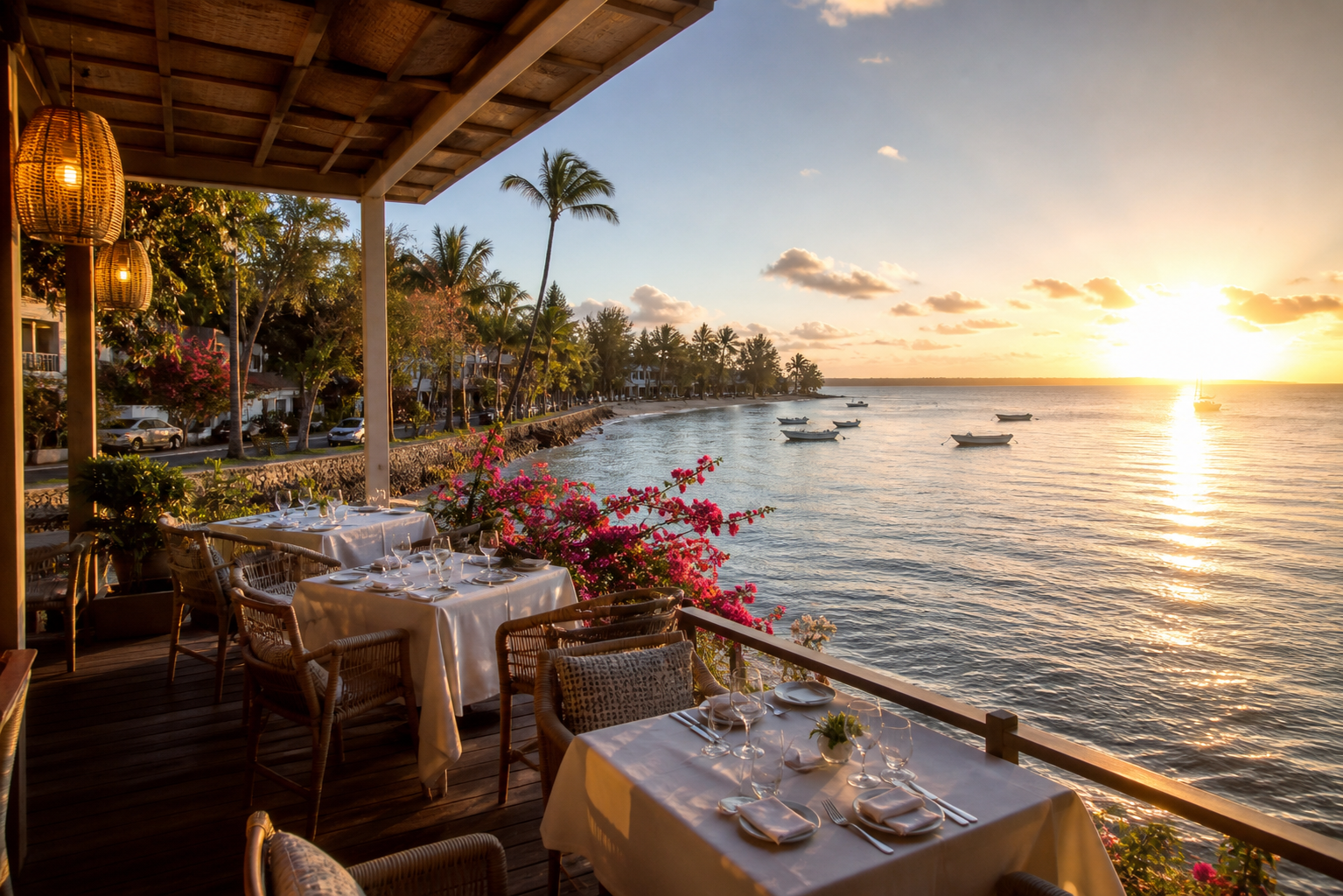 Quels restaurants à Trou aux Biches choisir près de la plage ?